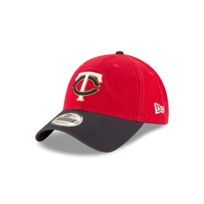 Blue Minnesota Twins Hat - New Era MLB Core Classic 9TWENTY Adjustable Caps USA8923674